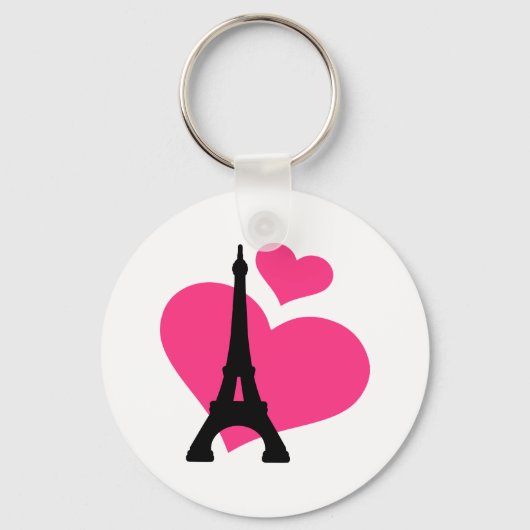 Eiffel Tower Paris Sleutelhanger (Voorkant)