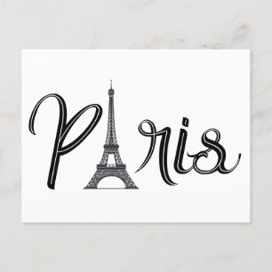 EIFFEL TOWER PARIS Small Briefkaart