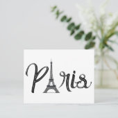 EIFFEL TOWER PARIS Small Briefkaart (Staand voorkant)