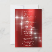 Eiffel Tower Paris Sparkly Stars Red Wine Diamond Kaart (Achterkant)