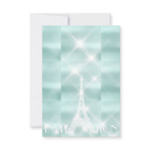 Eiffel Tower Paris Sparkly Stars Tiffany Diamond