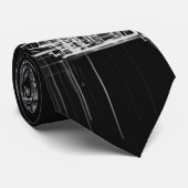 Eiffel Tower Paris Stropdas Cityscape-Mannen (Opgerold)