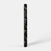 Eiffel Tower Paris Thleed French Black Samsung Galaxy Hoesje (Rechterkant)