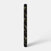 Eiffel Tower Paris Thleed French Black Samsung Galaxy Hoesje (Linkerkant)