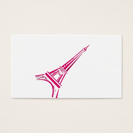 Eiffel Tower Paris Visitekaartjes (Voorkant)