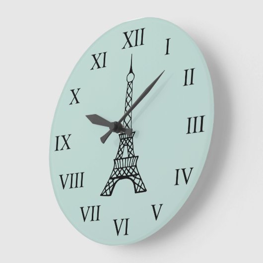 Eiffel Tower Paris wandklok - Gift (Hoek)