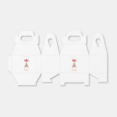 Eiffel Tower Paris Waterverf Bedankdoosjes (Uitgevouwen)