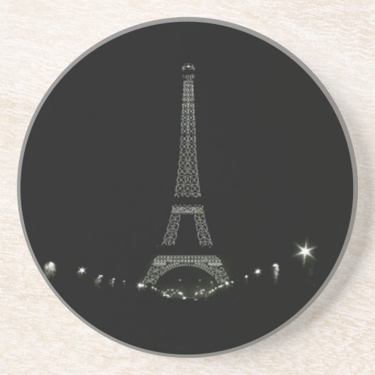 Eiffel Tower Paris Zandsteen Onderzetter (Voorkant)