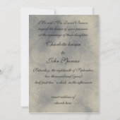 Eiffel Tower Parisian - uitnodiging voor het huwel (Achterkant)