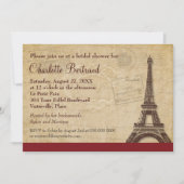 Eiffel Tower Parisian Vrijgezellenfeest Kaart (Voorkant)