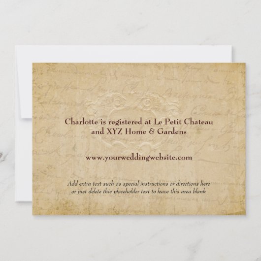 Eiffel Tower Parisian Vrijgezellenfeest Kaart (Achterkant)