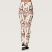 Eiffel Tower Pattern Leggings (Achterkant)