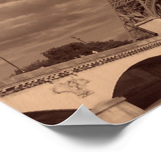 Eiffel Tower Picture Poster (Hoek)