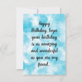 Eiffel Tower Pink Happy Birthday Post Kaart (Achterkant)