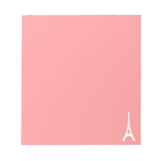 Eiffel Tower Pink Notitieblok (Voorkant)
