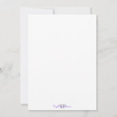 Eiffel Tower Pink Paris Bridal Shower Kaart (Achterkant)