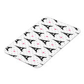 Eiffel Tower Polka Dots & Hearts Pattern Magneet (Linkerzijde)