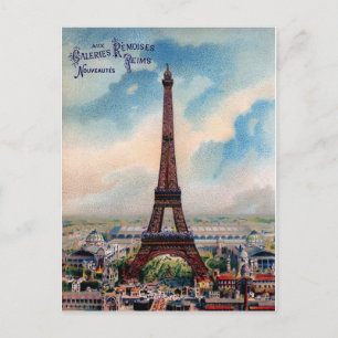  Eiffel Tower Post Card Parijs Briefkaart