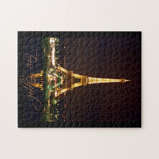 Eiffel Tower Puzzle Legpuzzel (Horizontaal)
