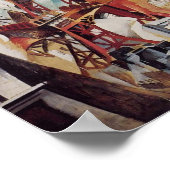 Eiffel Tower - Robert Delaunay Poster (Hoek)