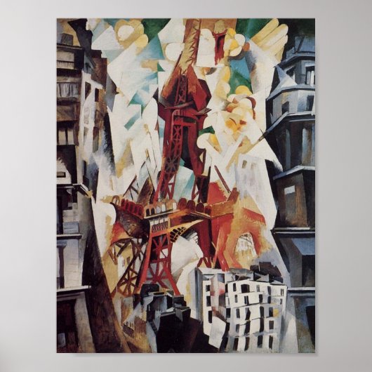 Eiffel Tower - Robert Delaunay Poster (Voorkant)