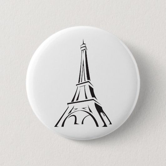 EIFFEL TOWER RONDE BUTTON 5,7 CM (Voorkant)
