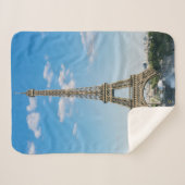 Eiffel Tower Sherpa Fleece Blanket Sherpa Deken (Voorkant (horizontaal))