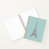  Eiffel Tower Sketchbook Gift Notitieboek (Binnen)