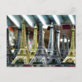 Eiffel Tower Souvenirs Briefkaart (Voorkant)