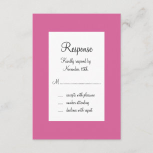 Eiffel Tower Sparkles RSVP (fuchsia) Kaartje