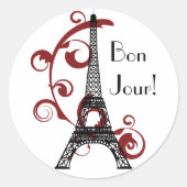 Eiffel Tower Sticker (Voorkant)