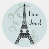 Eiffel Tower Sticker (Voorkant)