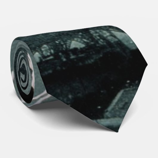 Eiffel Tower Struck Stropdas (Opgerold)