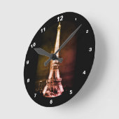 Eiffel Tower - Surreal Art, Parijs, Frankrijk Ronde Klok (Hoek)