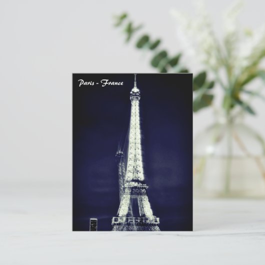 Eiffel Tower - Surreal Art, Parijs, Franse Briefka Briefkaart (Staand voorkant)