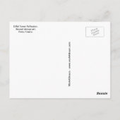 Eiffel Tower - Surreal Art, Parijs, Franse Briefka Briefkaart (Achterkant)