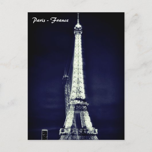 Eiffel Tower - Surreal Art, Parijs, Franse Briefka Briefkaart (Voorkant)