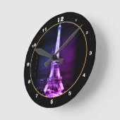 Eiffel Tower & Surreal Paris Art/love France BL Ronde Klok (Hoek)