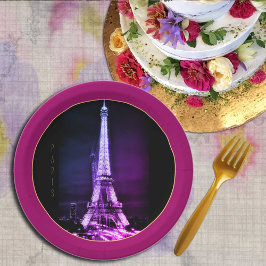 Eiffel Tower & Surreal Paris Art/love France BP Papieren Bordje