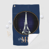Eiffel Tower & Surreal Paris Art/love France golf Golfhanddoek (Insitu)
