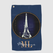 Eiffel Tower & Surreal Paris Art/love France golf Golfhanddoek (Voorkant)