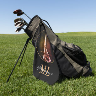 Eiffel Tower & Surreal Paris Art/love France golf Golfhanddoek