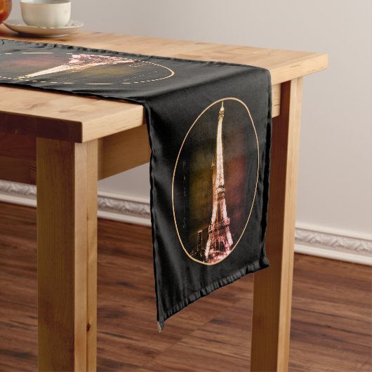 Eiffel Tower & Surreal Paris Art/love France Korte Tafelloper (Voorbeeld)