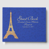 Eiffel Tower Sweet 16 Guest Book Gastenboek (Voorkant)