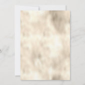 Eiffel Tower, Tiara Gold Quinceañera Kaart (Achterkant)