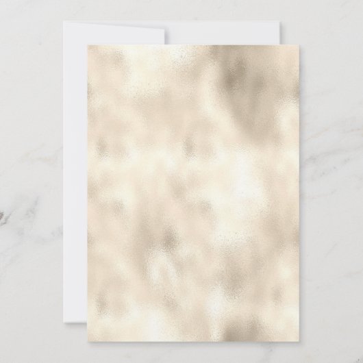 Eiffel Tower, Tiara Gold Quinceañera Kaart (Achterkant)