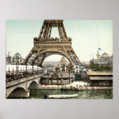 Eiffel Tower – Tour Eiffel – Eiffelturm Paris Poster (Voorkant)