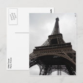 Eiffel Tower (Tour Eiffel) Parijs, Frankrijk Briefkaart (Voorkant / Achterkant)