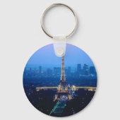Eiffel Tower Twilight Sleutelhanger (Voorkant)