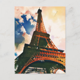 Eiffel Tower ukiyo-e Briefkaart